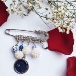 Price and Buy Safety Pin Brooch for Women with Agate Gemstone – Secret Model with Healing Properties - Image 3