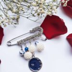 Price and Buy Safety Pin Brooch for Women with Agate Gemstone – Secret Model with Healing Properties - Image 4