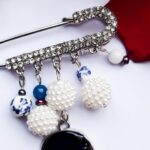 Price and Buy Safety Pin Brooch for Women with Agate Gemstone – Secret Model with Healing Properties - Image 6