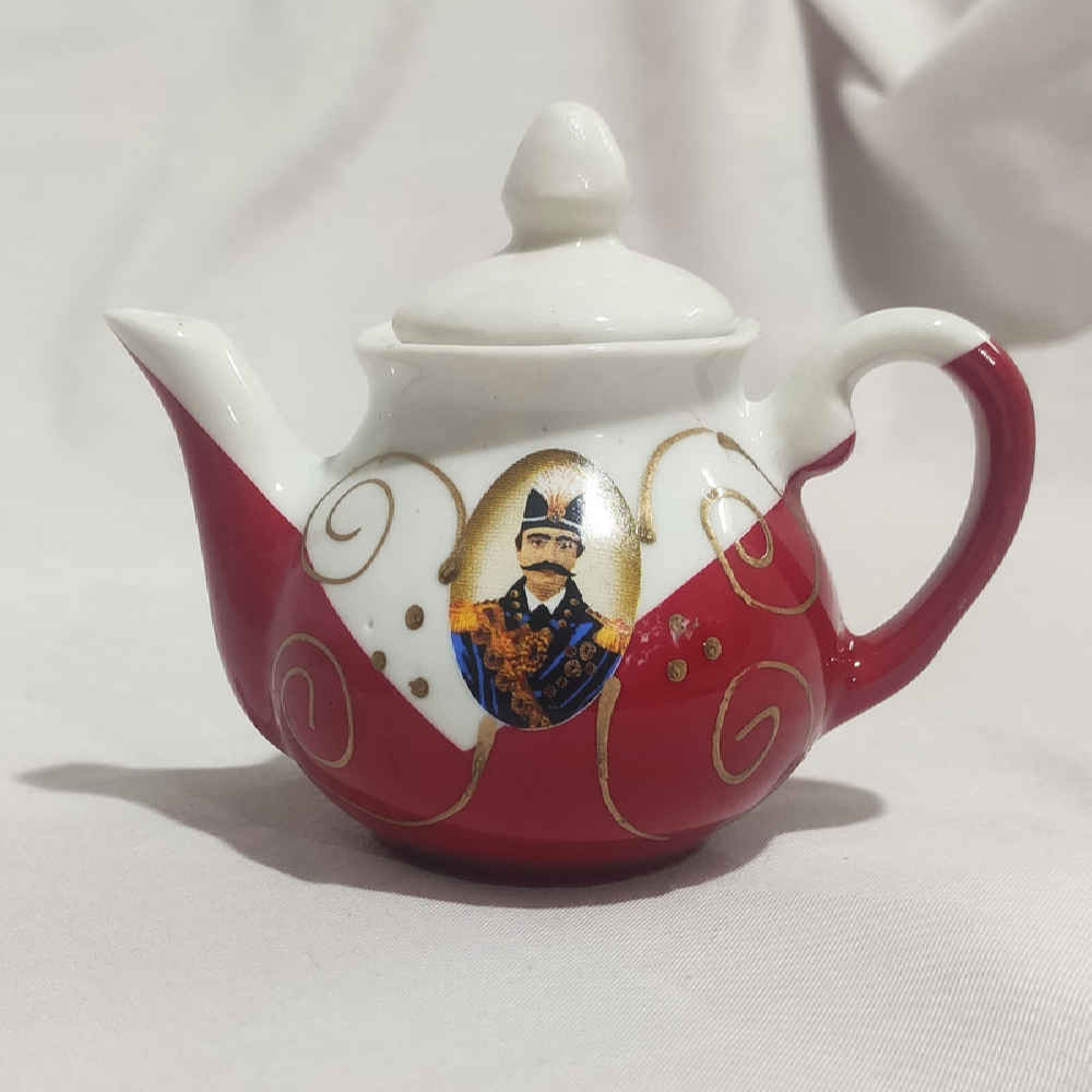 Price and Buy Saffron Infuser Teapot with Persian Design Model Naser al-Din - Image 3