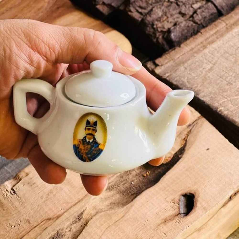 Price and Buy Saffron Infuser Teapot with Persian Qajari Design Model Naseri - Image 3