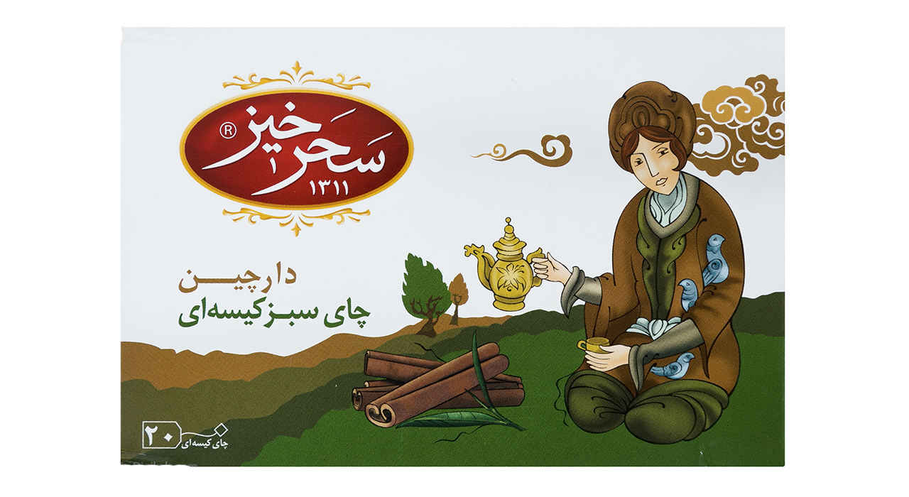 Price and Buy Saharkhiz Cinnamon Flavored Green Tea (7x) - Image 3