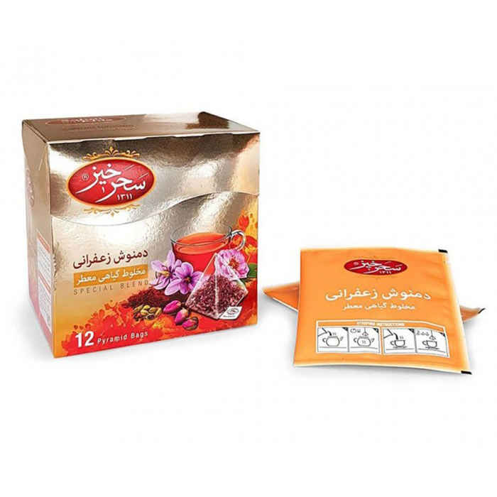 Price and Buy Saharkhiz Herbal Tea Blend: Saffron With Special Blend (5 Packs) - Image 4