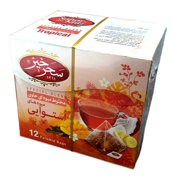 Price and Buy Saharkhiz Herbal Tea Blend: Tropical Fruits (5 Packs) - Image 3