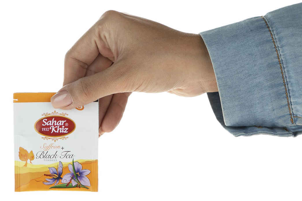 Price and Buy Saharkhiz Saffron Flavored Black Tea Bags (7 Packs) - Image 4