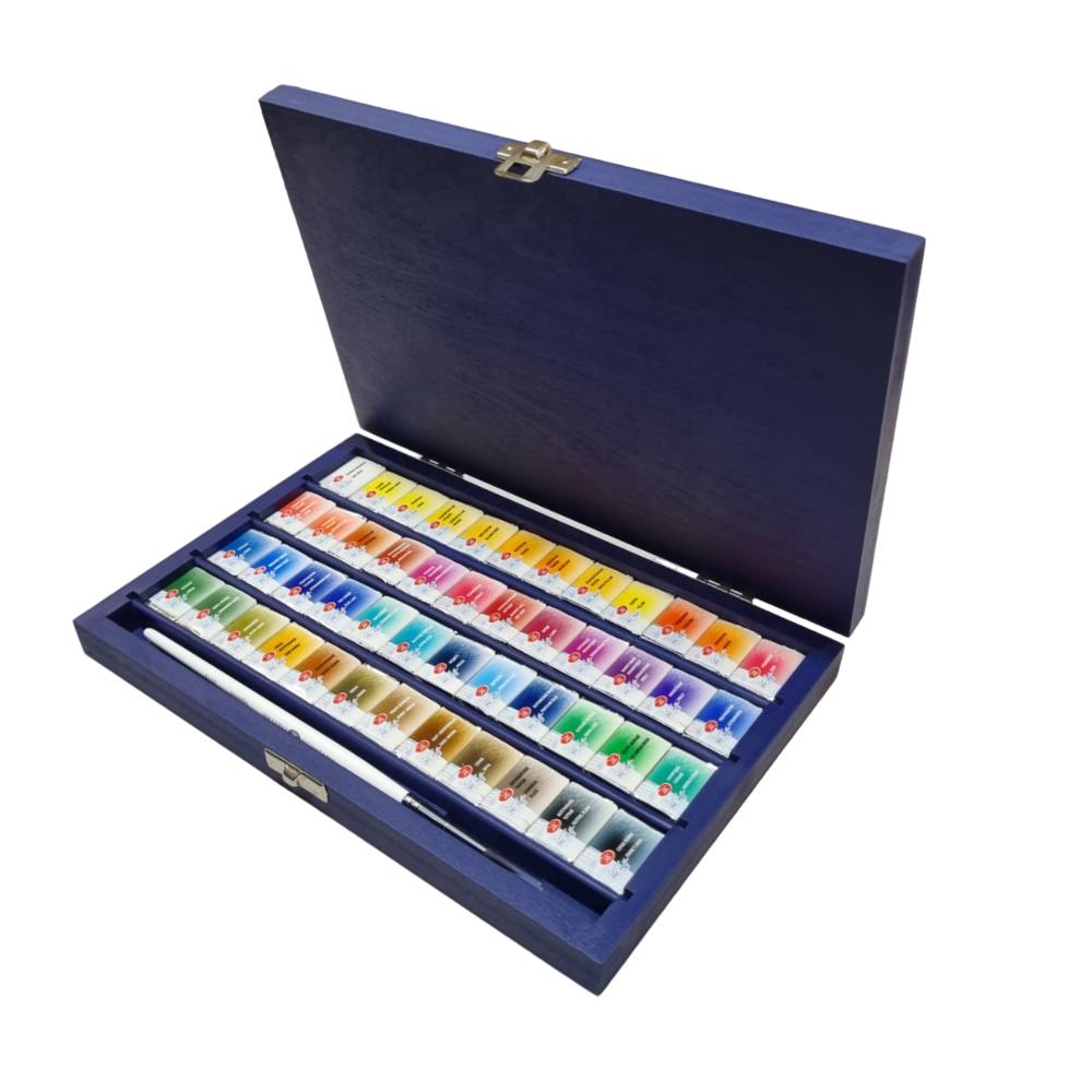 Price and Buy Saint Petersburg 48-Color Watercolor Set in Wooden Box - Image 6