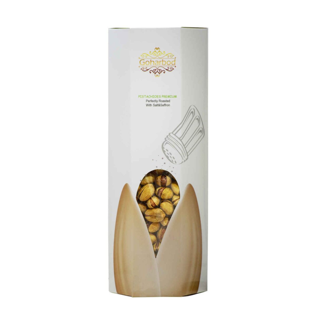 Price and Buy Salted Saffron Flavored Persian Pistachios – Fandoghi Variety 1500 grams
