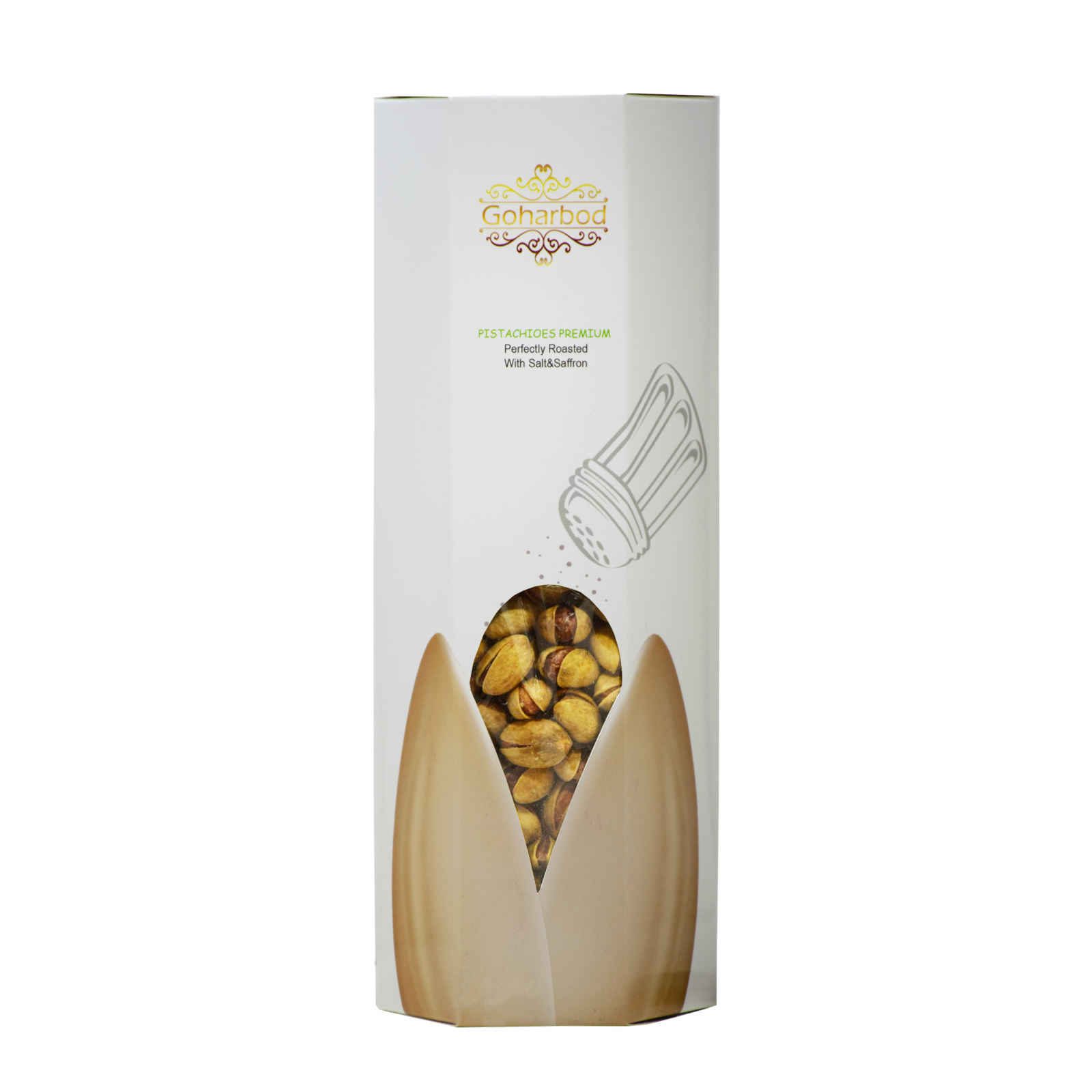 Price and Buy Salted Saffron Flavored Persian Pistachios – Fandoghi Variety 1500 grams