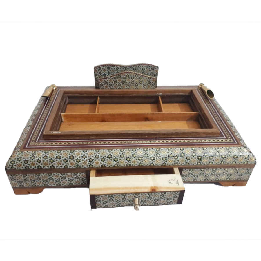 Price and Buy Sana Pattern – Intricately Crafted Persian Wooden Pen Holder for Desk - Image 3