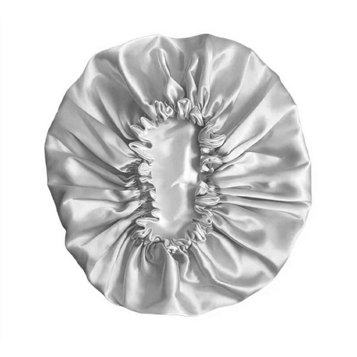 Price and Buy Satin Bonnet Sleeping Cap Luxury White for Women - Image 3