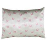 Price and Buy Satin Pillowcase – Lightweight Soft Decorative Butterfly Design - Image 3