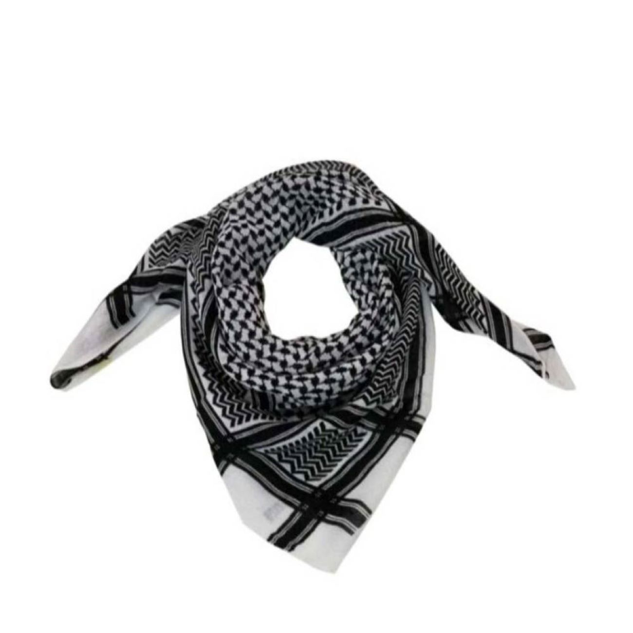 Price and Buy Saudi Checkered Shemagh Scarf – Arabic Head & Neck Protection Wrap - Image 3