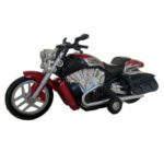 Price and Buy Scale Red Die-Cast Pull-Back Motorcycle Toy with Lights & Sound -1:16
