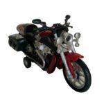 Price and Buy Scale Red Die-Cast Pull-Back Motorcycle Toy with Lights & Sound -1:16 - Image 4