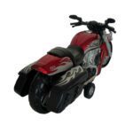 Price and Buy Scale Red Die-Cast Pull-Back Motorcycle Toy with Lights & Sound -1:16 - Image 5