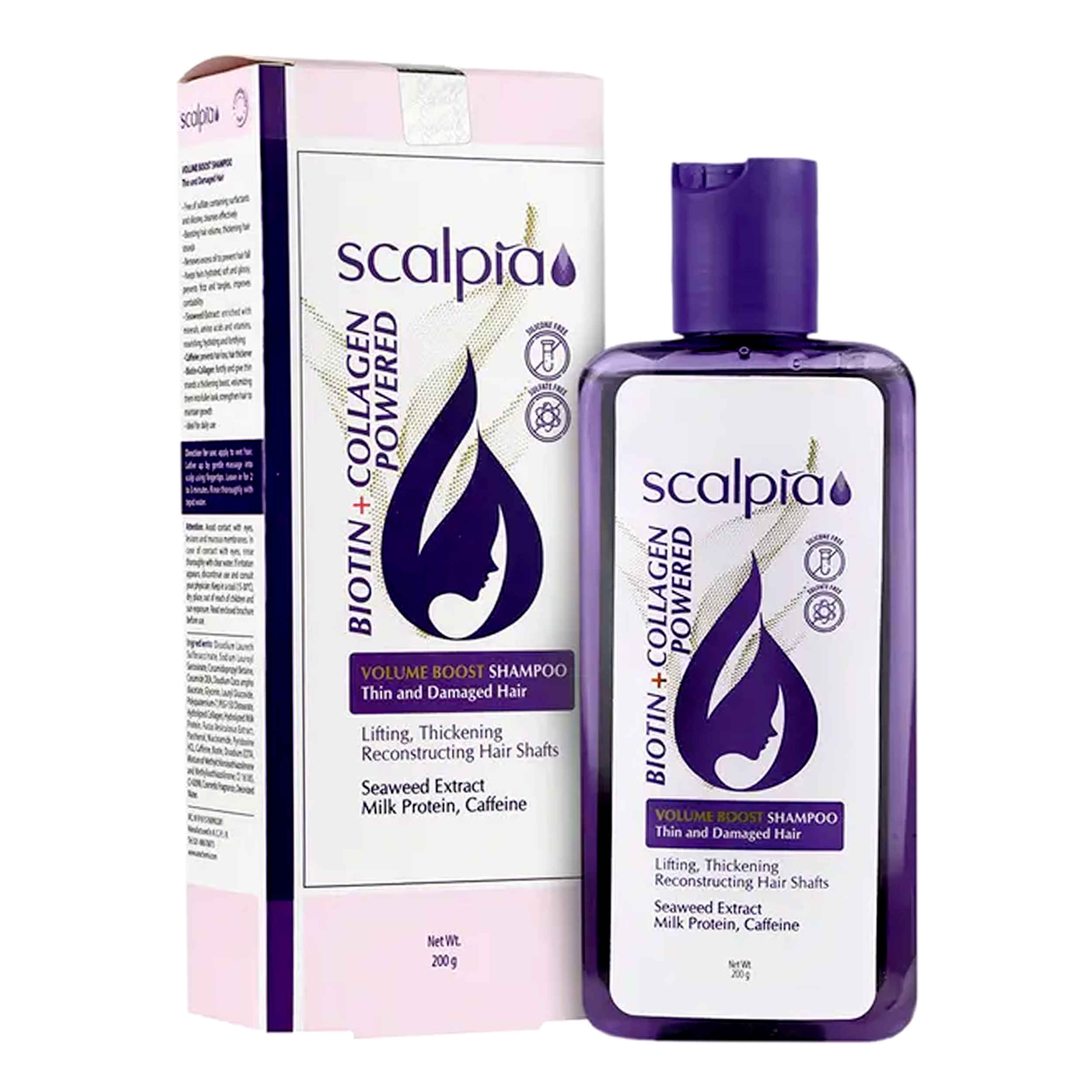 Price and Buy Scalpia Volumizing Shampoo with Biotin & Collagen for Thin and Damaged Hair ( Pack of 2)_6901e48624f45.jpeg Price and Buy Scalpia Volumizing Shampoo with Biotin & Collagen for Thin and Damaged Hair ( Pack of 2) - Image 1