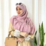 Price and Buy Scarf for Women – Gathered Design Pink