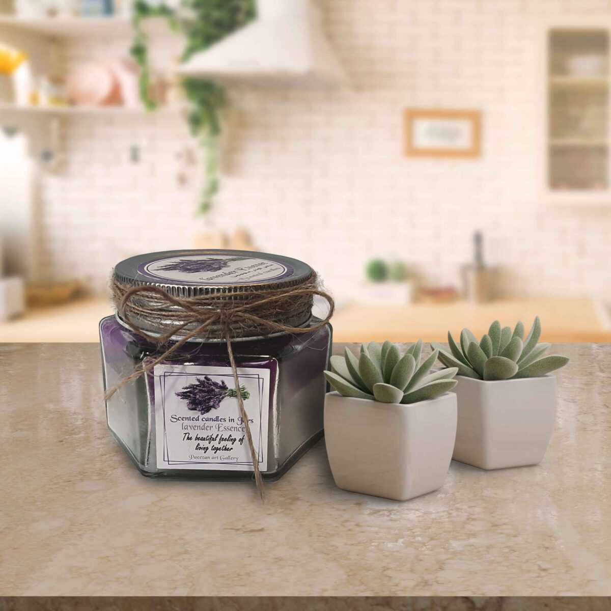 Price and Buy Scented Candle Jar for Gift and Decoration Lavender Scent - Image 4