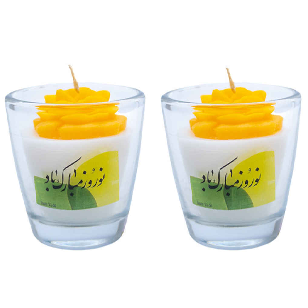 Price and Buy Scented Candle Jar – Taravat Model for Haft-Sin Decor (2x)