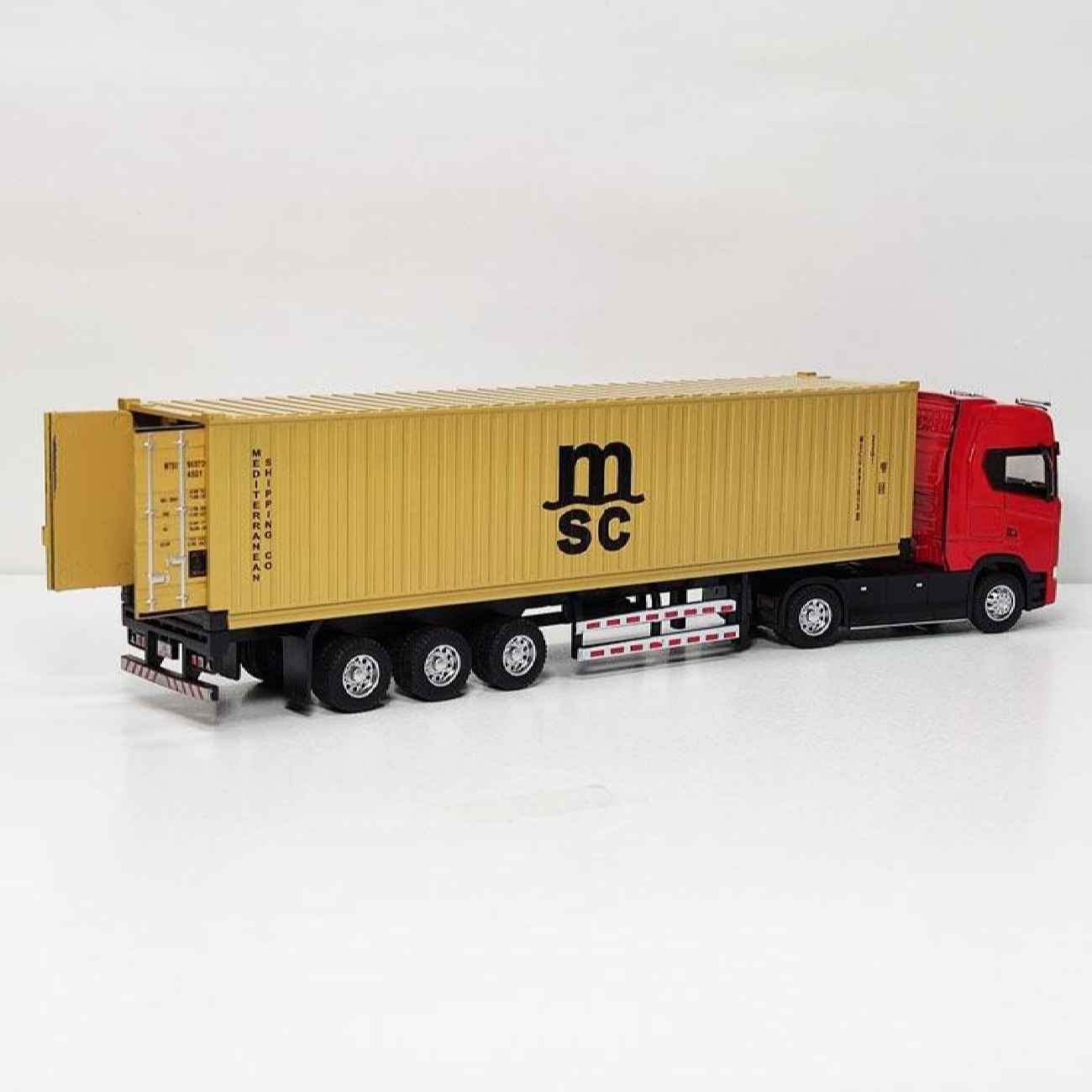 Price and Buy Sconia Lorry Toy Truck – with MSC Shipping Container and Intricate Details - Image 3
