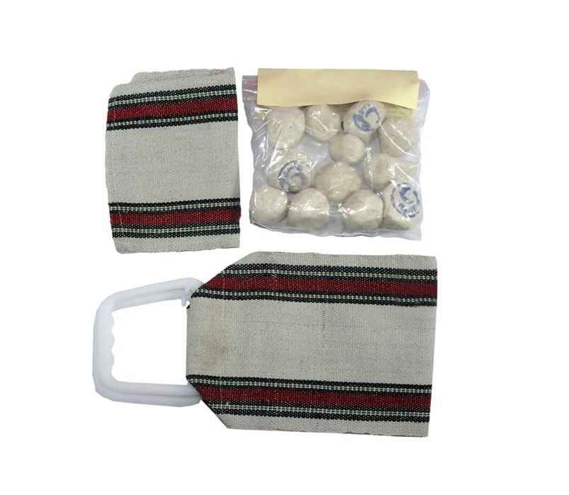 Price and Buy Sefidab – Set of Natural Iranian Roshor Face & Body Mask with Bath Mitt