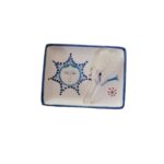 Price and Buy Serving Ceramic Tray Artistic Hand painted with Bird & Sun Design - Image 3