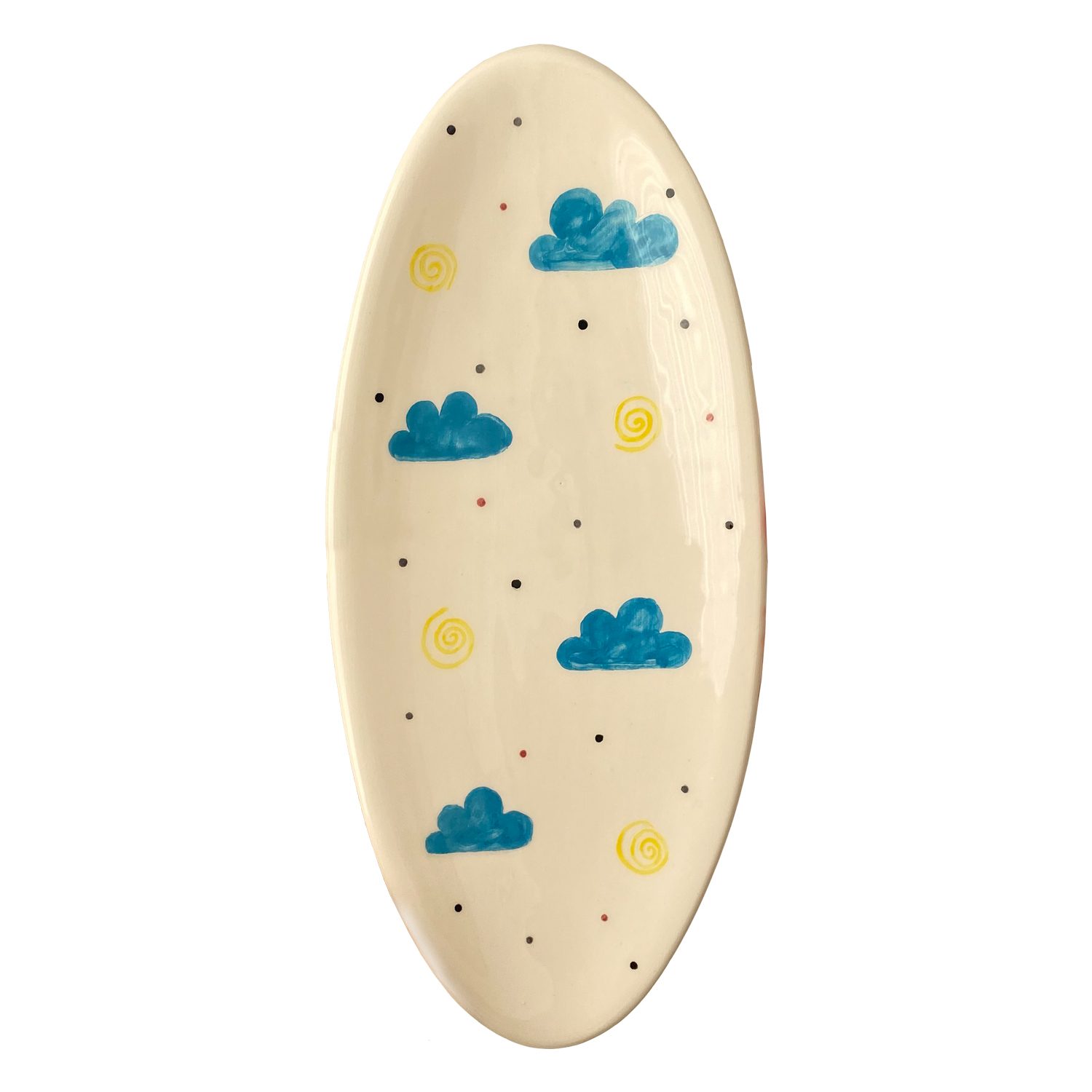 Price and Buy Serving Ceramic Tray Artistic Hand Painted