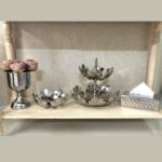 Price and Buy Serving Metal Bowl in Floral Design Model Borna - Image 5