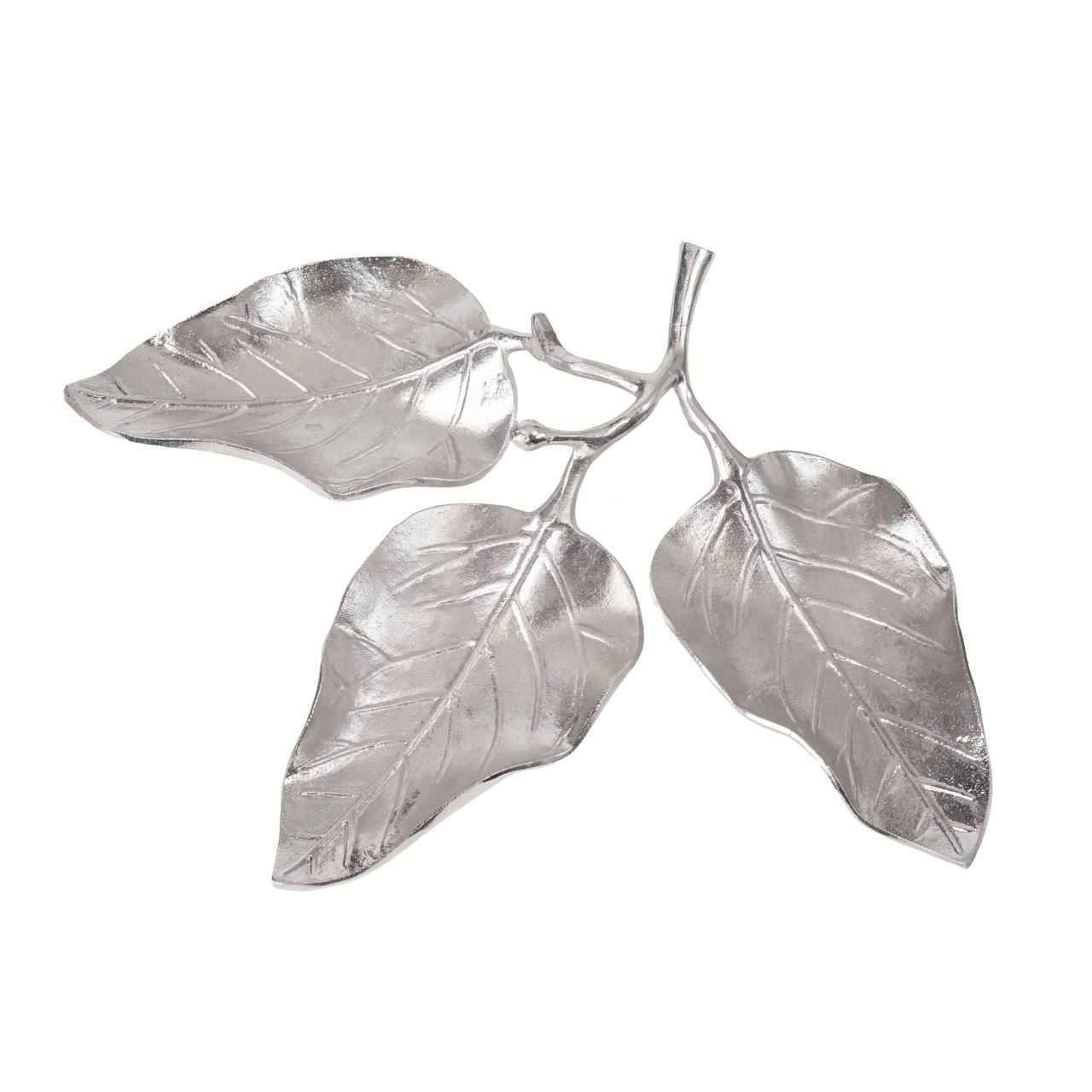 Price and Buy Serving Platter for Snacks and Sweets Leaf Design