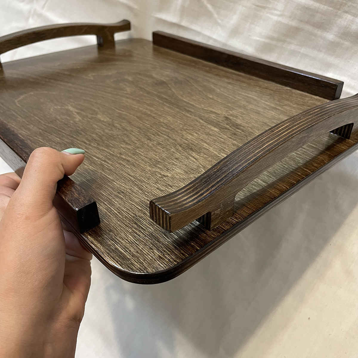 Price and Buy Serving Tray with Handle & Base – Model Rima | Functional & Stylish - Image 3