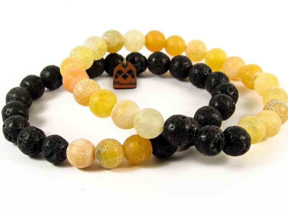 Price and Buy Set of 2 Beaded Bracelets for Men and Women – Khorshid Model - Image 3