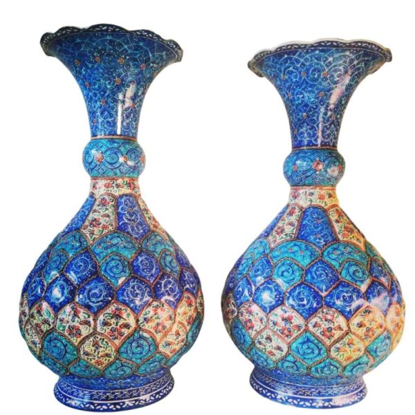 Price and Buy Set of 2 Decorative Copper Vase Hand-Painted with Persian Minakari Enamel Ana_68fc827bbe3ee.jpeg Price and Buy Set of 2 Decorative Copper Vase Hand-Painted with Persian Minakari Enamel Ana