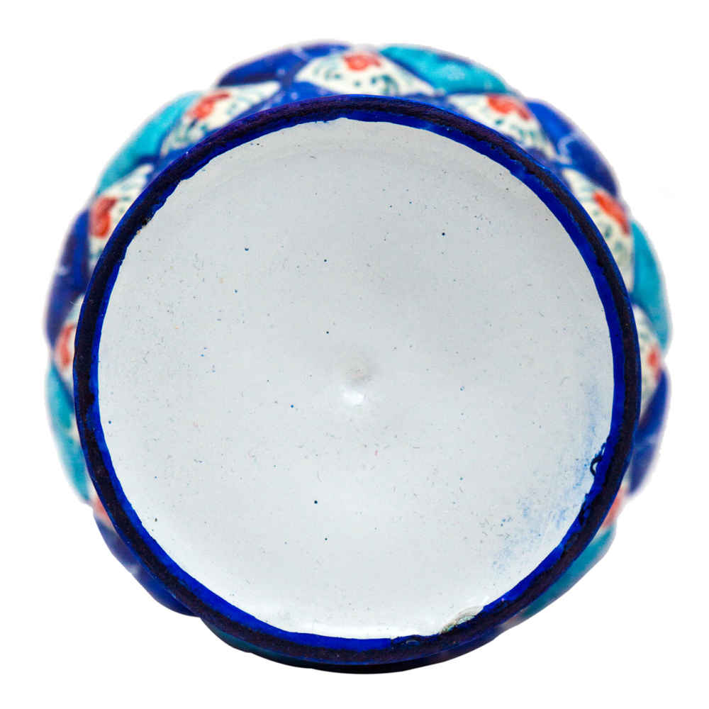 Price and Buy Set of 2 Decorative Copper Vase Hand-Painted with Persian Minakari Enamel Sarahi - Image 4