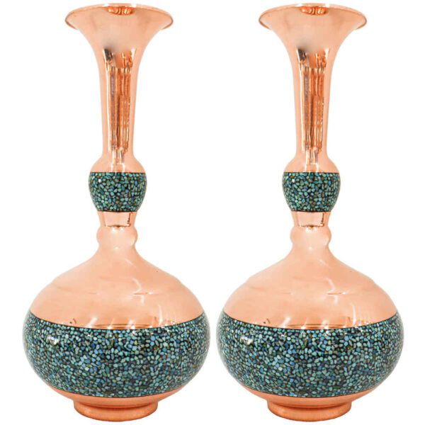 Price and Buy Set of 2 Decorative Persian Inlaid Turquoise Copper Vases Shokoh_68fbdd0cb9309.jpeg Price and Buy Set of 2 Decorative Persian Inlaid Turquoise Copper Vases Shokoh