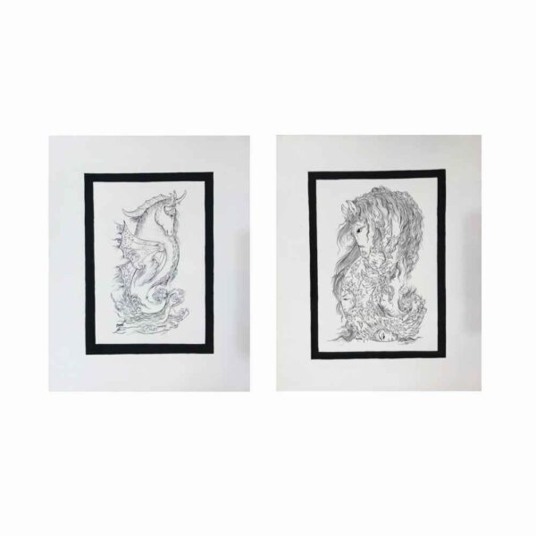Price and Buy Set of 2 Original Persian Miniature Art Paintings: Watercolor – Horse_68fc000fc04ab.jpeg Price and Buy Set of 2 Original Persian Miniature Art Paintings: Watercolor – Horse