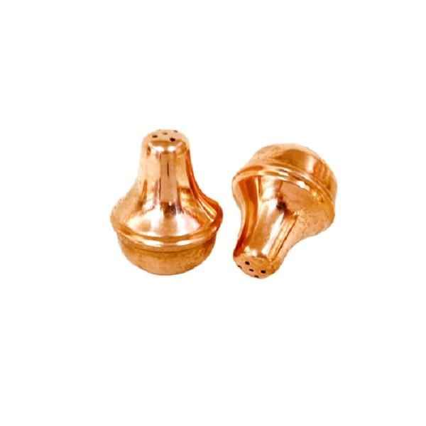 Price and Buy Set of 2 Persian Copper Salt & Pepper Shakers Gold Pear - Image 3