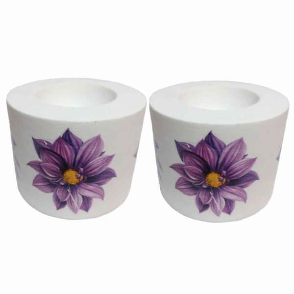 Price and Buy Set of 2 Plaster Tealight Candle Holder Model Flower_68fbff997dd93.jpeg Price and Buy Set of 2 Plaster Tealight Candle Holder Model Flower