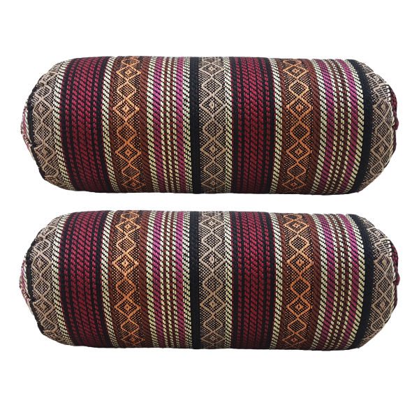 Price and Buy Set of 2 Traditional Persian Cylindrical Bolster Pillow with Elegant Jajim Fabric Red_68f6a4a9838e7.jpeg Price and Buy Set of 2 Traditional Persian Cylindrical Bolster Pillow with Elegant Jajim Fabric Red