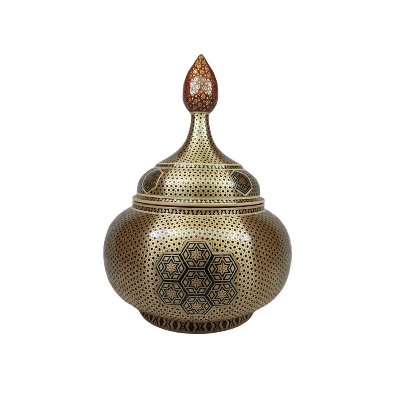 Price and Buy Set of 3 Candy Bowl with Vases Khatam Kari Style Elegant Design - Image 4