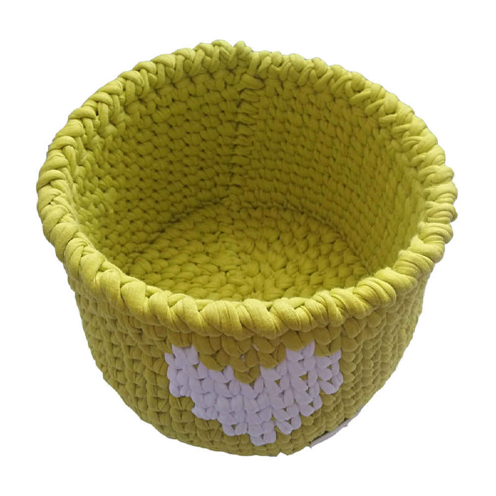 Price and Buy Set of 3 Crochet Storage Baskets Yarn Model Art - Image 3