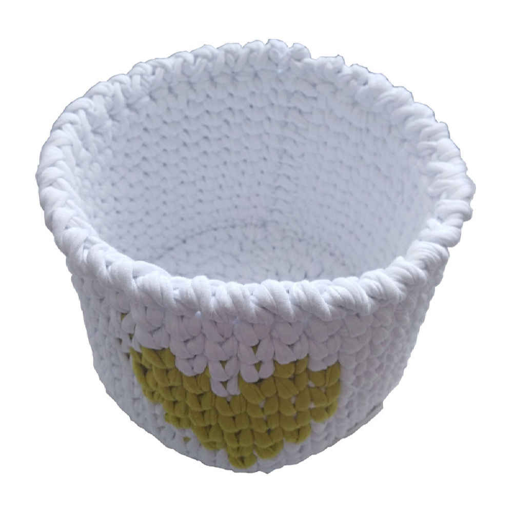 Price and Buy Set of 3 Crochet Storage Baskets Yarn Model Art - Image 5