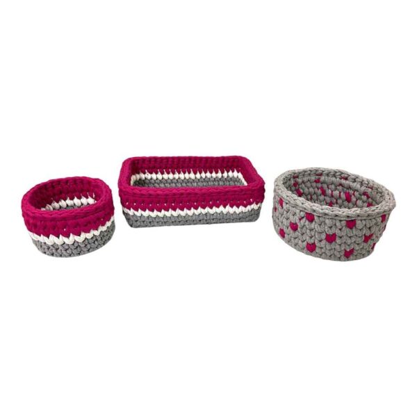 Price and Buy Set of 3 Crochet Storage Baskets Yarn Model Violet_68fc0c835f2f9.jpeg Price and Buy Set of 3 Crochet Storage Baskets Yarn Model Violet