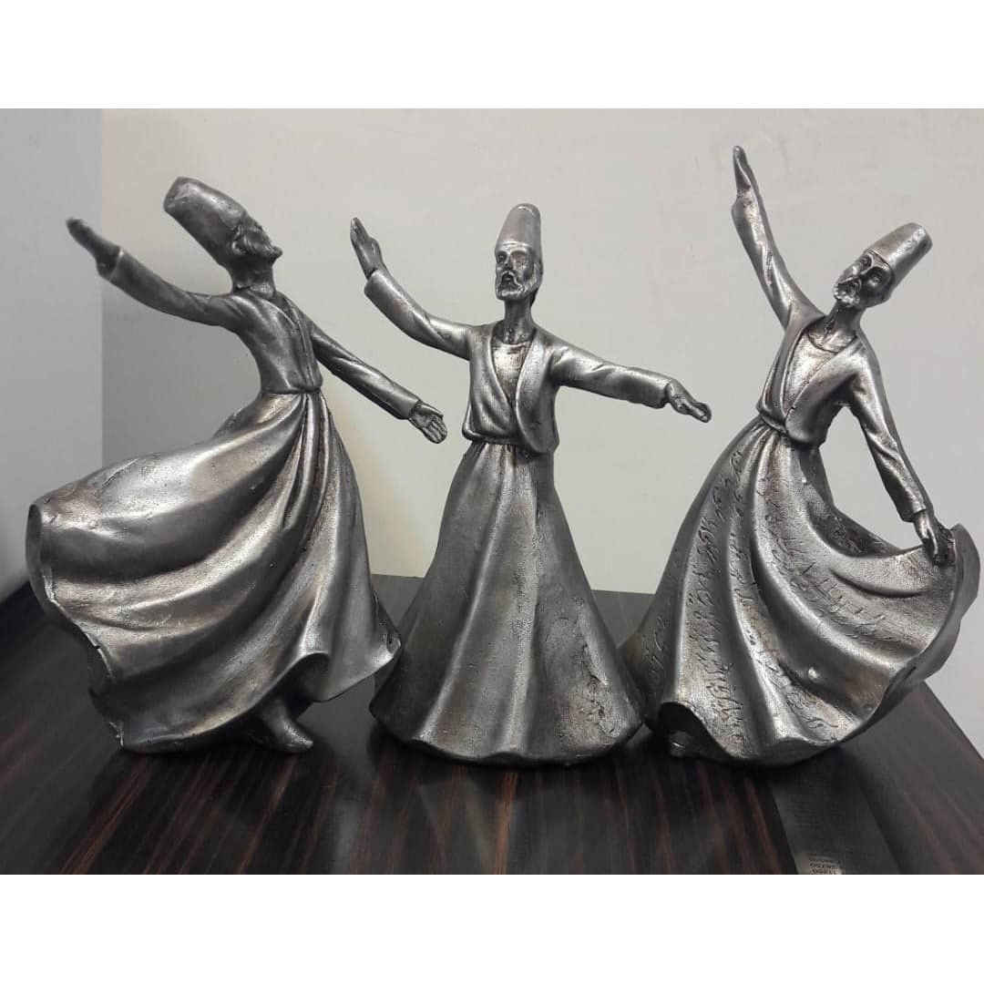 Price and Buy Set of 3 Decorative Sama Dancers Figurines - Image 3