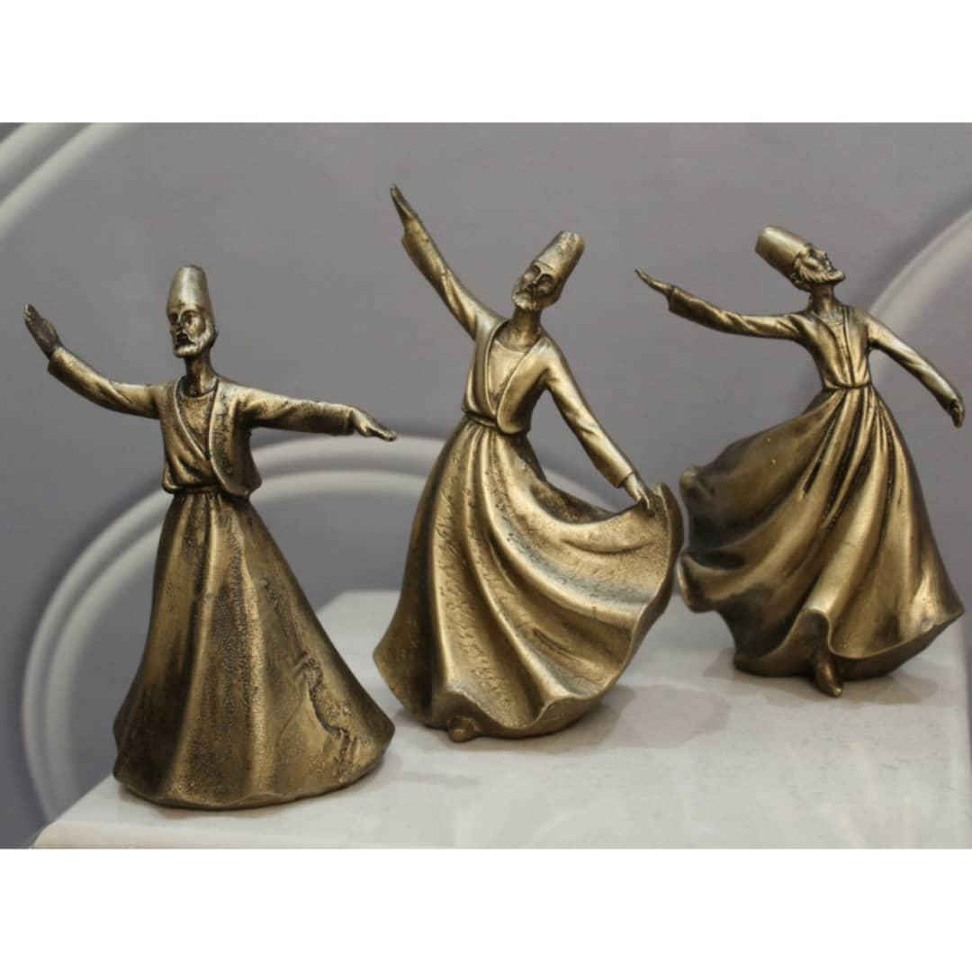 Price and Buy Set of 3 Decorative Sama Dancers Figurines - Image 5