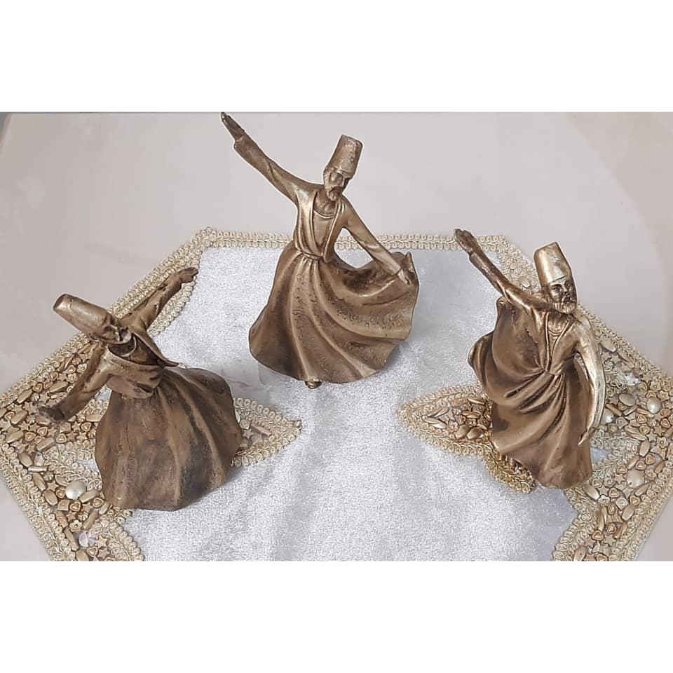 Price and Buy Set of 3 Decorative Sama Dancers Figurines - Image 6