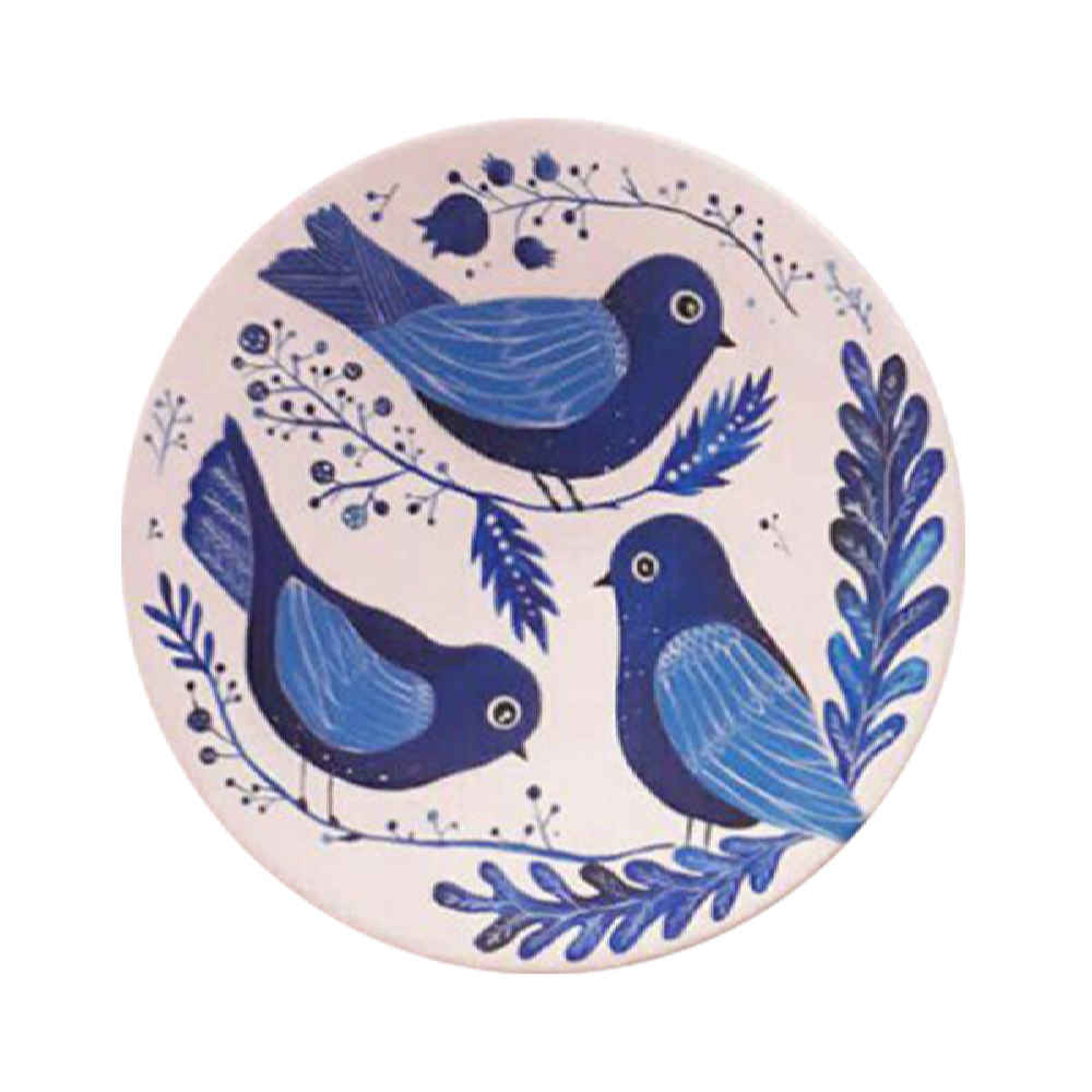 Price and Buy Set of 3 Hand-Painted Decorative Pottery Wall Plate Cheshm Nazar - Image 3