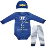 Price and Buy Set of 3 Newborn Baby Clothes Model Captain