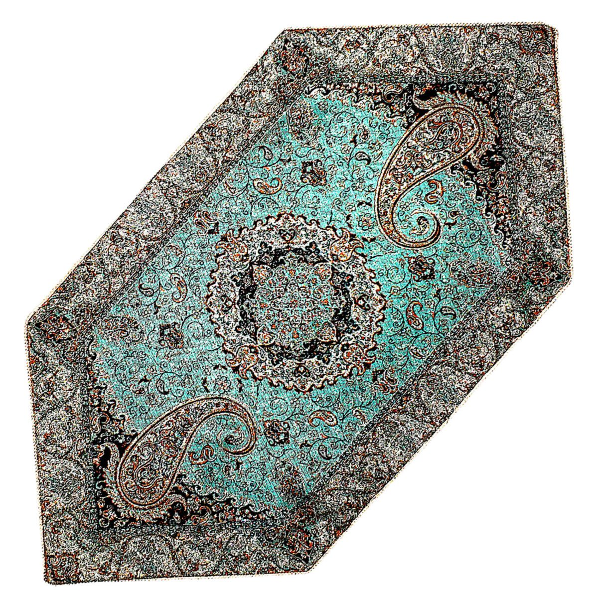Price and Buy Set of 3 Termeh Tablecloth Luxurious with Persian Paisley Pattern Shiva - Image 4