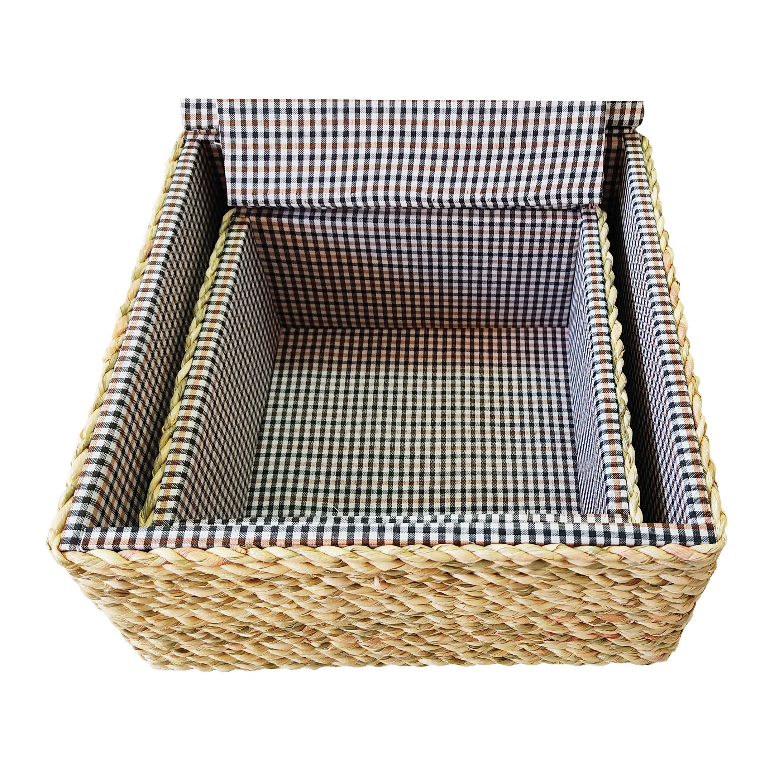 Price and Buy Set of 3 Woven Basket Handwoven with Lid - Image 6