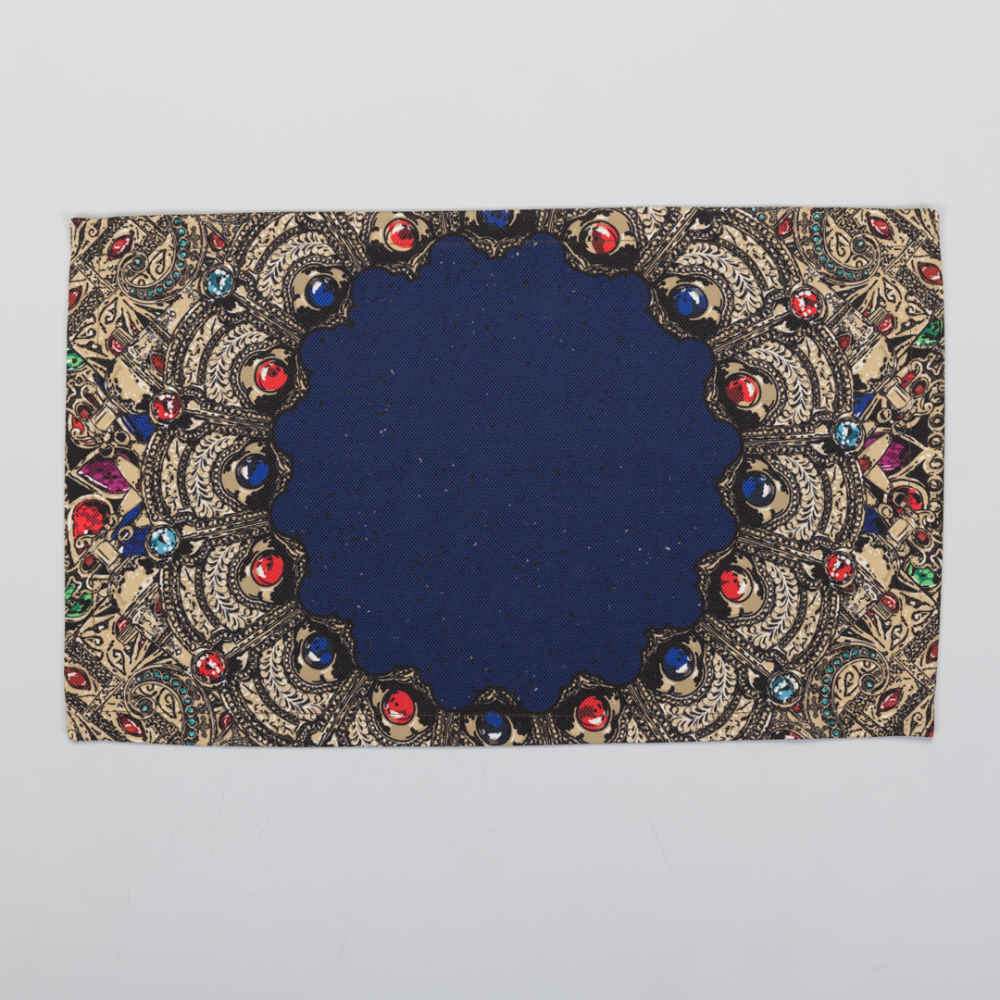 Price and Buy Set of 4 Blue Fabric Placemats Under the Plate – Model Gohar